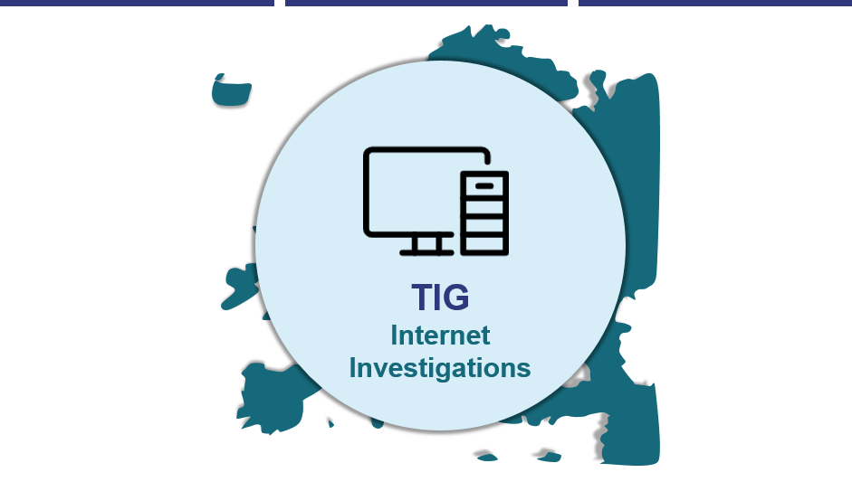 Internet Investigation TIG meeting