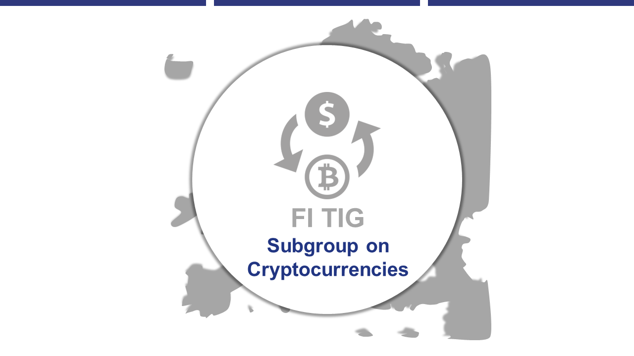 Cryptocurrencies Subgroup meeting
